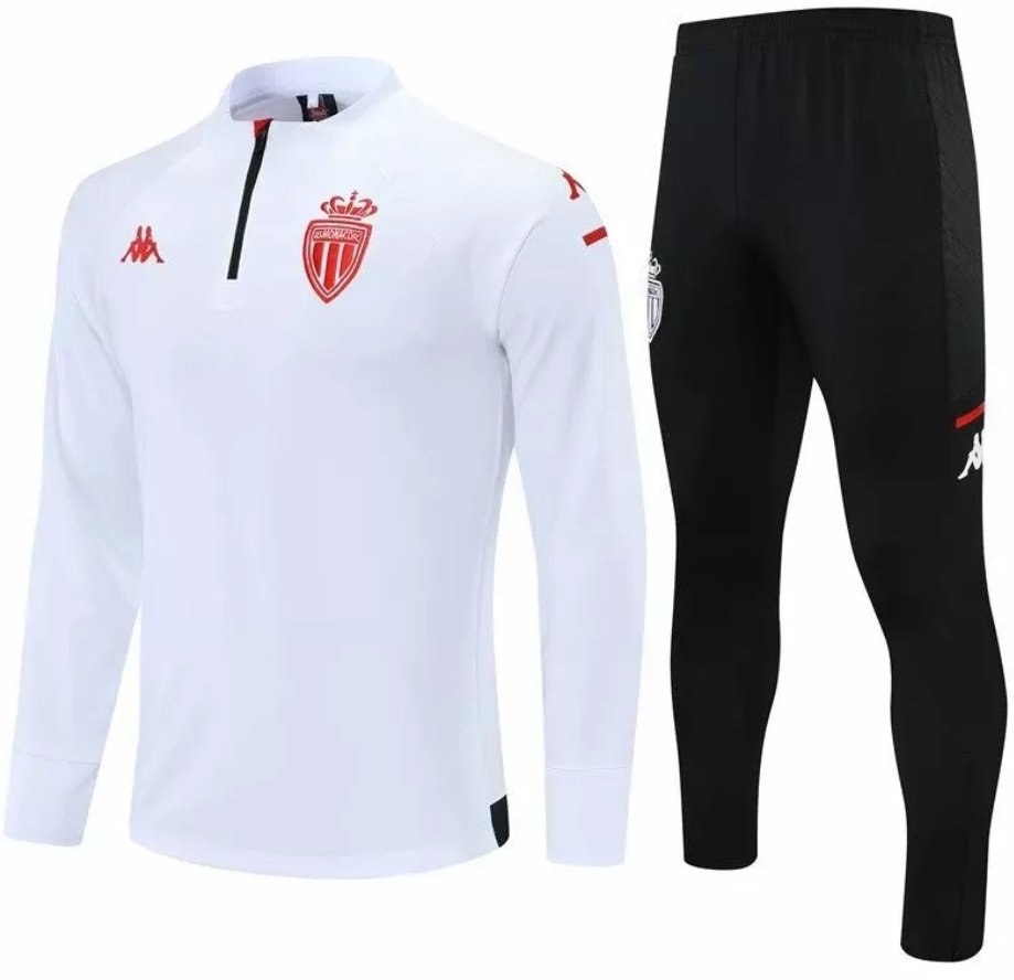 Kit treinamento Monaco 2021 2022 Kappa oficial branco